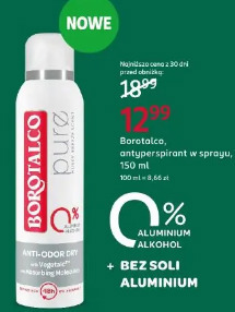 Borotalco Pure antyperspirant w sprayu