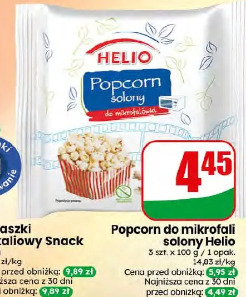 Popcorn do mikrofali solony Helio
