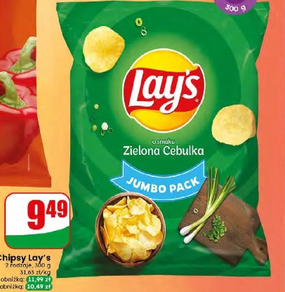 Chipsy Lay’s o smaku zielona cebulka