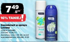 Dezodorant w sprayu Lovena