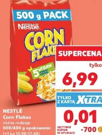 Nestlé Corn Flakes różne rodzaje
