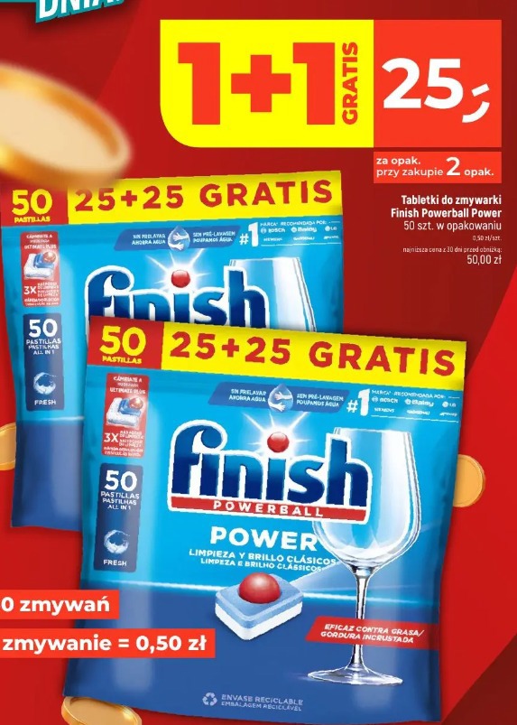 Tabletki do zmywarki Finish Powerball Power