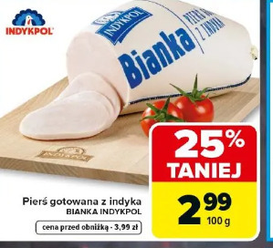 Pierś gotowana z indyka Bianka Indykpol