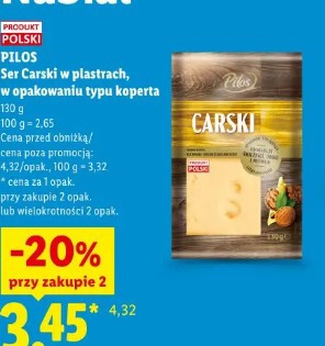 Pilos Ser Carski w plastrach