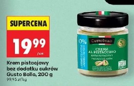 Krem pistacjowy bez dodatku cukrów Gusto Bello