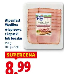Alpenfest Wędlina wieprzowa z łopatki lub boczku
