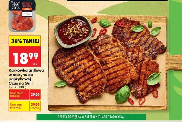 Karkówka grillowa w marynacie paprykowej Czas na Grill