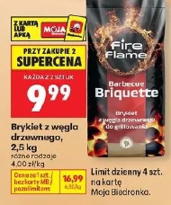 Brykiet z węgla drzewnego Fire Flame