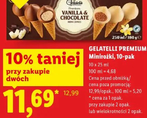 Gelatelli Premium Minirożki, 10-pak