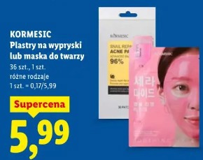 Kormesic Plastry na wypryski lub maska do twarzy
