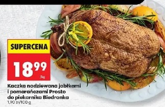Kaczka nadziewana jabłkami i pomarańczami Prosto do piekarnika Biedronka