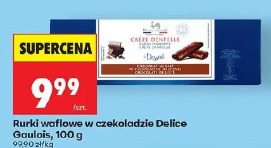 Rurki waflowe w czekoladzie Delice Gaulois