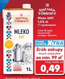 Stąd takie dobre! Mleko UHT 1,5%