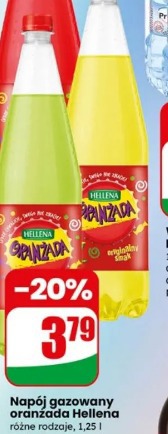 Napój gazowany oranżada Hellena
