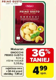 Makaron GNOCCHI PRIMO GUSTO różne rodzaje