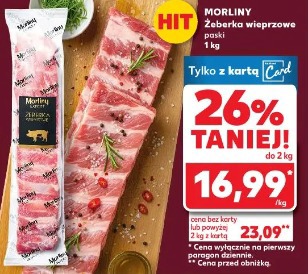 MORLINY żeberka wieprzowe paski