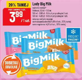 Lody Big Milk Unilever