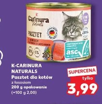 K-Carinura Naturals Pasztet dla kotów z łososiem
