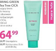 Bring Green Tea Tree CICA kojący krem do twarzy z drzewem herbacianym i CICA