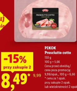 Pikok Prosciutto cotto