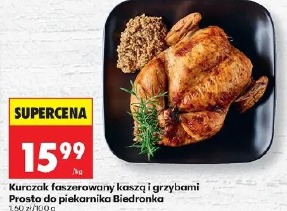 Kurczak faszerowany kaszą i grzybami Prosto do piekarnika Biedronka
