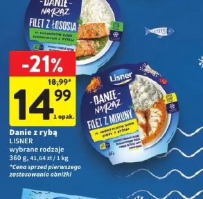 Danie z rybą LISNER