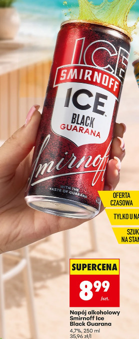 Napój alkoholowy Smirnoff Ice Black Guarana