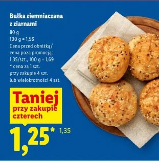 Bułka ziemniaczana z ziarnami