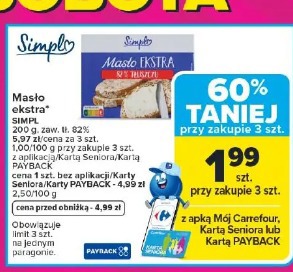 Masło ekstra Simplo