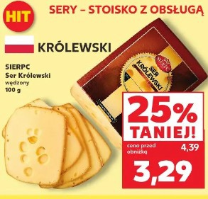 Sierpc Ser Królewski wędzony