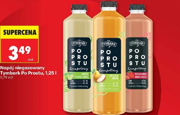 Napój niegazowany Tymbark Po Prostu