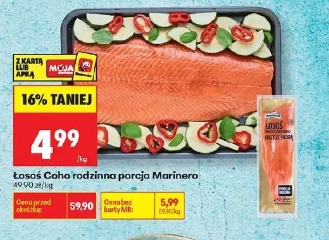 Łosoś Coho rodzinna porcja Marinero