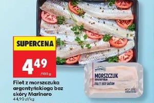 Filet z morszczuka argentyńskiego bez skóry Marinero