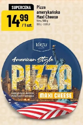 Pizza amerykańska Maxi Cheese Virtu