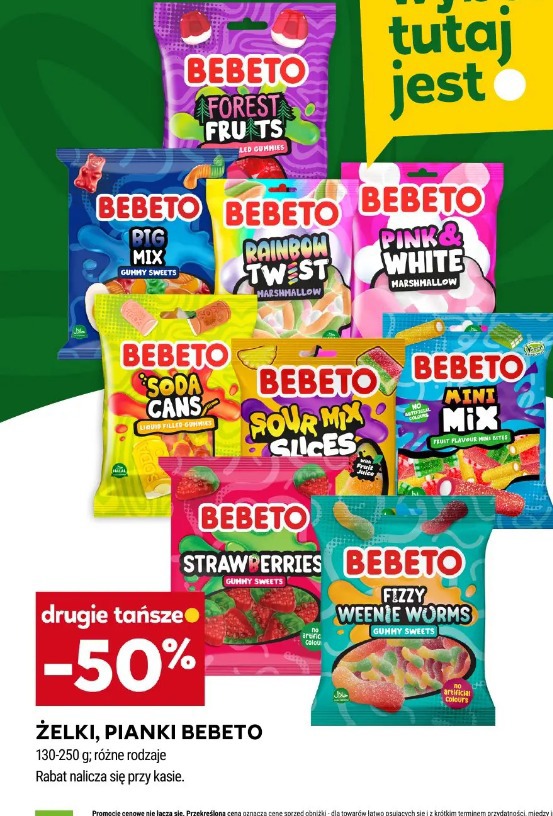 Żelki, pianki Bebeto
