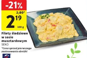 Filety śledziowe w sosie musztardowym SEKO