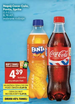 Napój Coca-Cola, Fanta, Sprite