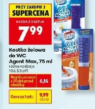 Kostka żelowa do WC Agent Max