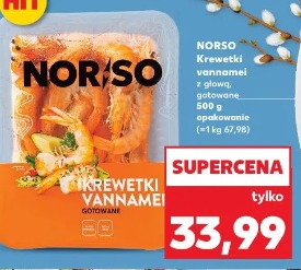 Norso Krewetki vannamei gotowane