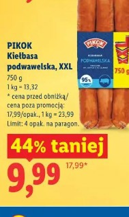 Kiełbasa podwawelska, XXL