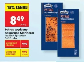 Pstrąg wędzony na gorąco Marinero: łagodny, z pieprzem