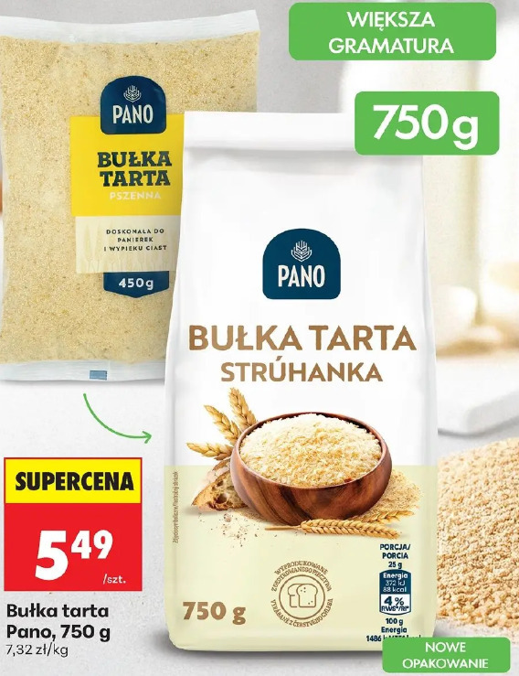 Bułka tarta Pano