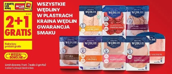 Wszystkie wędliny w plastrach Kraina Wędlin