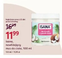 Isana nawilżający mus do ciała