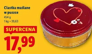 Ciastka maślane w puszce