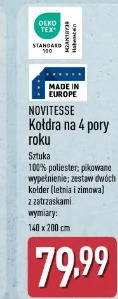 Novitesse Kołdra na 4 pory roku