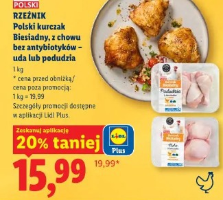 RZEŹNIK Polski kurczak Biesiadny, z chowu bez antybiotyków – uda lub podudzia