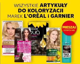 Wszystkie artykuły do koloryzacji marek L'Oréal i Garnier
