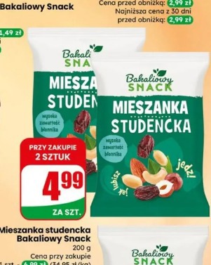 Mieszanka studencka Bakaliowy Snack