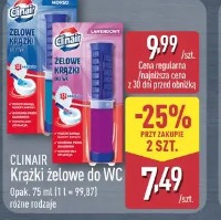 Clinair Krążki żelowe do WC